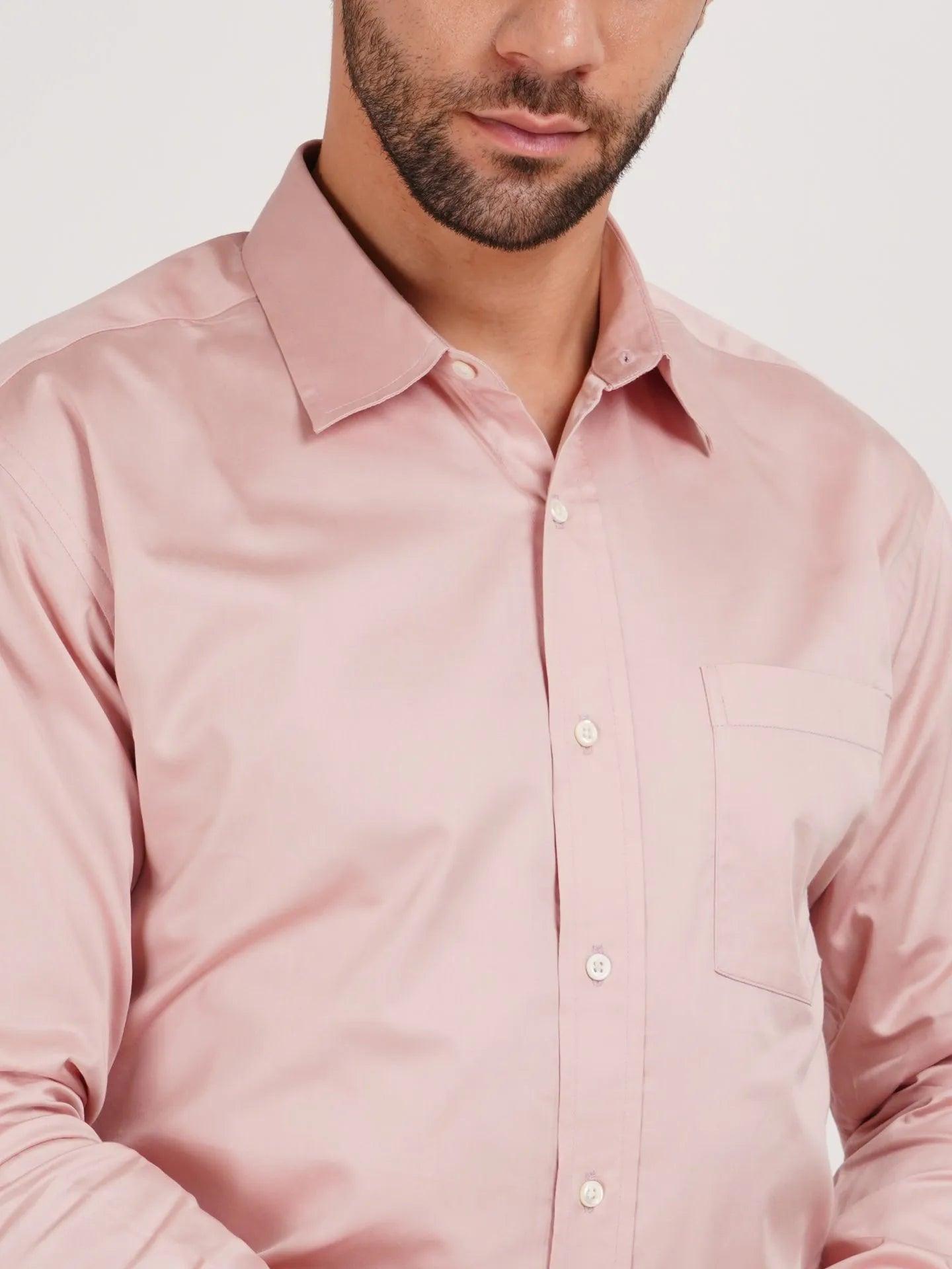 Unique and Luxurious, this Pink shirt for men the most comfortable shirt in the world.